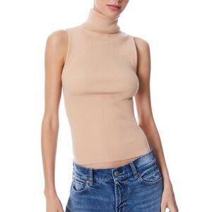 Alice & Olivia Turtleneck Knitted Tank